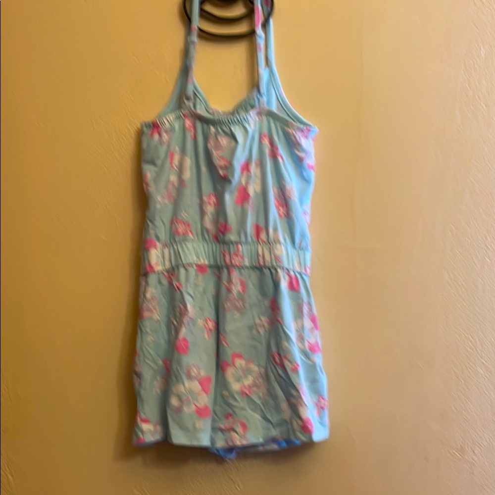 Cat & Jack Light Blue Floral Kids Dress